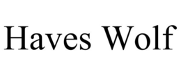 HAVES WOLF trademark