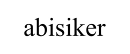 ABISIKER trademark