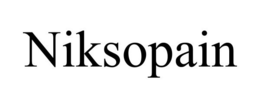 NIKSOPAIN trademark