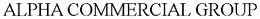 ALPHA COMMERCIAL GROUP trademark