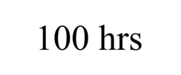 100 HRS trademark
