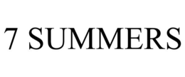 7 SUMMERS trademark