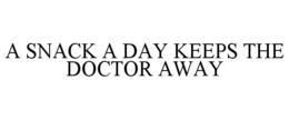 A SNACK A DAY KEEPS THE DOCTOR AWAY trademark