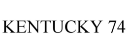 KENTUCKY 74 trademark