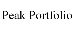 PEAK PORTFOLIO trademark