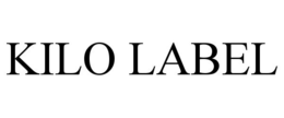 KILO LABEL trademark