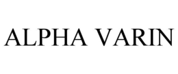 ALPHA VARIN trademark