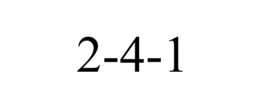 2-4-1 trademark