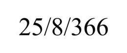 25/8/366 trademark