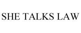 SHE TALKS LAW trademark