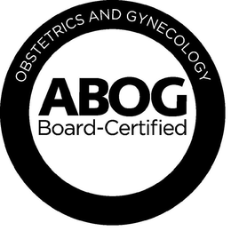 OBSTETRICS AND GYNECOLOGY ABOG BOARD-CERTIFIED trademark