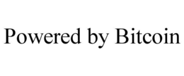 POWERED BY BITCOIN trademark
