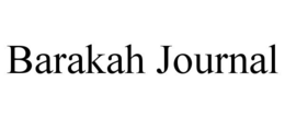 BARAKAH JOURNAL trademark