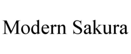 MODERN SAKURA trademark