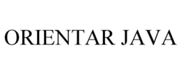 ORIENTAR JAVA trademark