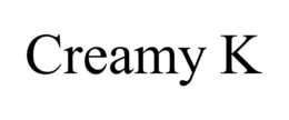 CREAMY K trademark