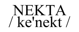 NEKTA / KE'NEKT / trademark