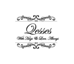 QESSES WITH HUGS & LOVE, ALWAYS trademark