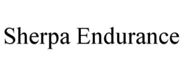 SHERPA ENDURANCE trademark
