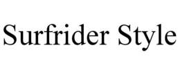 SURFRIDER STYLE trademark