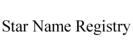 STAR NAME REGISTRY trademark
