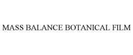 MASS BALANCE BOTANICAL FILM trademark