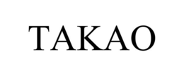 TAKAO trademark