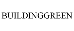 BUILDINGGREEN trademark
