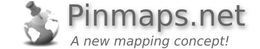 PINMAPS.NET A NEW MAPPING CONCEPT! trademark