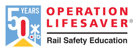 50 YEARS OPERATION LIFESAVER RAIL SAFETY EDUCATION trademark