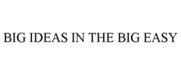 BIG IDEAS IN THE BIG EASY trademark