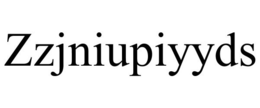 ZZJNIUPIYYDS trademark