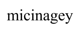 MICINAGEY trademark