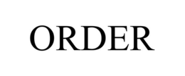 ORDER trademark