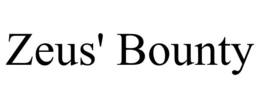 ZEUS' BOUNTY trademark