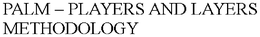 PALM  PLAYERS AND LAYERS METHODOLOGY trademark
