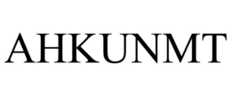 AHKUNMT trademark