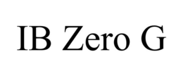 IB ZERO G trademark