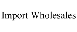 IMPORT WHOLESALES trademark