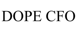DOPE CFO trademark