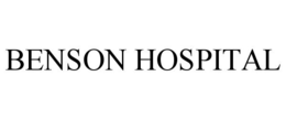 BENSON HOSPITAL trademark