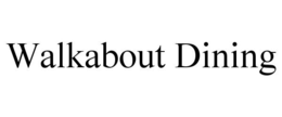 WALKABOUT DINING trademark