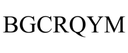BGCRQYM trademark