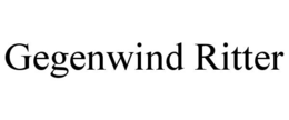 GEGENWIND RITTER trademark