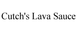 CUTCH'S LAVA SAUCE trademark