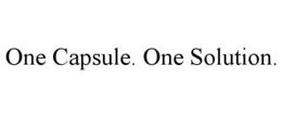 ONE CAPSULE. ONE SOLUTION. trademark