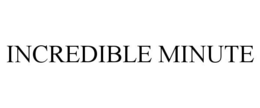 INCREDIBLE MINUTE trademark