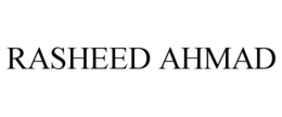 RASHEED AHMAD trademark