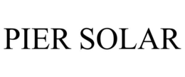 PIER SOLAR trademark