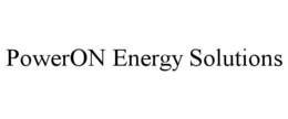 POWERON ENERGY SOLUTIONS trademark